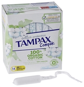 TAMPAX COMPAK COTTON PROTECTION REGULAR MET APPLICATOR TAMPAX COMPAK COTTON PROTECTION REGULAR MET APPLICATOR