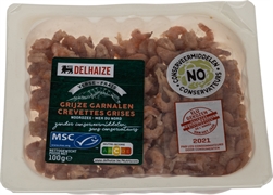 DELHAIZE VERSE GRIJZE GARNALEN NOORDZEE ZONDER CONSERVEERMIDDELEN DELHAIZE VERSE GRIJZE GARNALEN NOORDZEE ZONDER CONSERVEERMIDDELEN