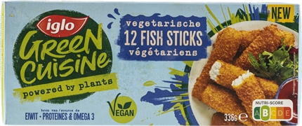 IGLO GREEN CUISINE VEGETARISCHE FISHSTICKS IGLO GREEN CUISINE VEGETARISCHE FISHSTICKS