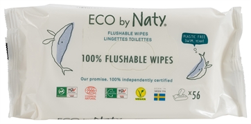 ECO BY NATY FLUSHABLE WIPES ECO BY NATY FLUSHABLE WIPES