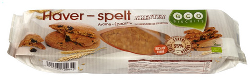 ECO BISCUITS HAVER - SPELT KRENTEN