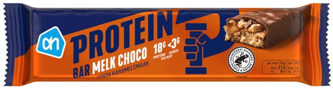 ALBERT HEIJN PROTEIN BAR MELK CHOCO PINDA KARAMELSMAAK