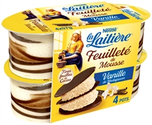 LA LAITIÈRE (NESTLÉ) FEUILLETÉ DE MOUSSE VANILLE UIT MADAGSKAR