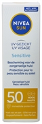 NIVEA SUN UV GEZICHT SENSITIVE SPF 50