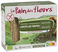 LE PAIN DES FLEURS BIO KROKANTE GROENE LINZEN CRACKERS