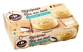 CARREFOUR ORIGINAL RIJSTPAP VANILLESMAAK