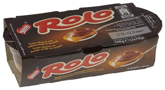 NESTLÉ ROLO CRÈME DESSERT MET MELKCHOCOLADE EN KARAMEL