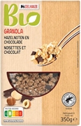 DELHAIZE BIO GRANOLA HAZELNOTEN EN CHOCOLADE