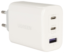 UGREEN 65W USB C OPLADER - 3-POORTS PD LADER