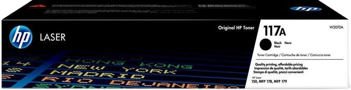 HP 117A (W2070A) ZWART