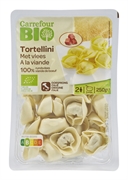 CARREFOUR BIO TORTELLINI MET VLEES