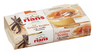 RIANS LA CRÈME BRÛLÉE À LA VANILLE BOURBON