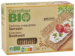 CARREFOUR BIO CRACKERS BOEKWEIT