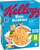 KELLOGG'S GEPOFTE EN GEROOSTERDE RIJSTKORRELS VERRIJKT MET VITAMINEN EN IJZER.