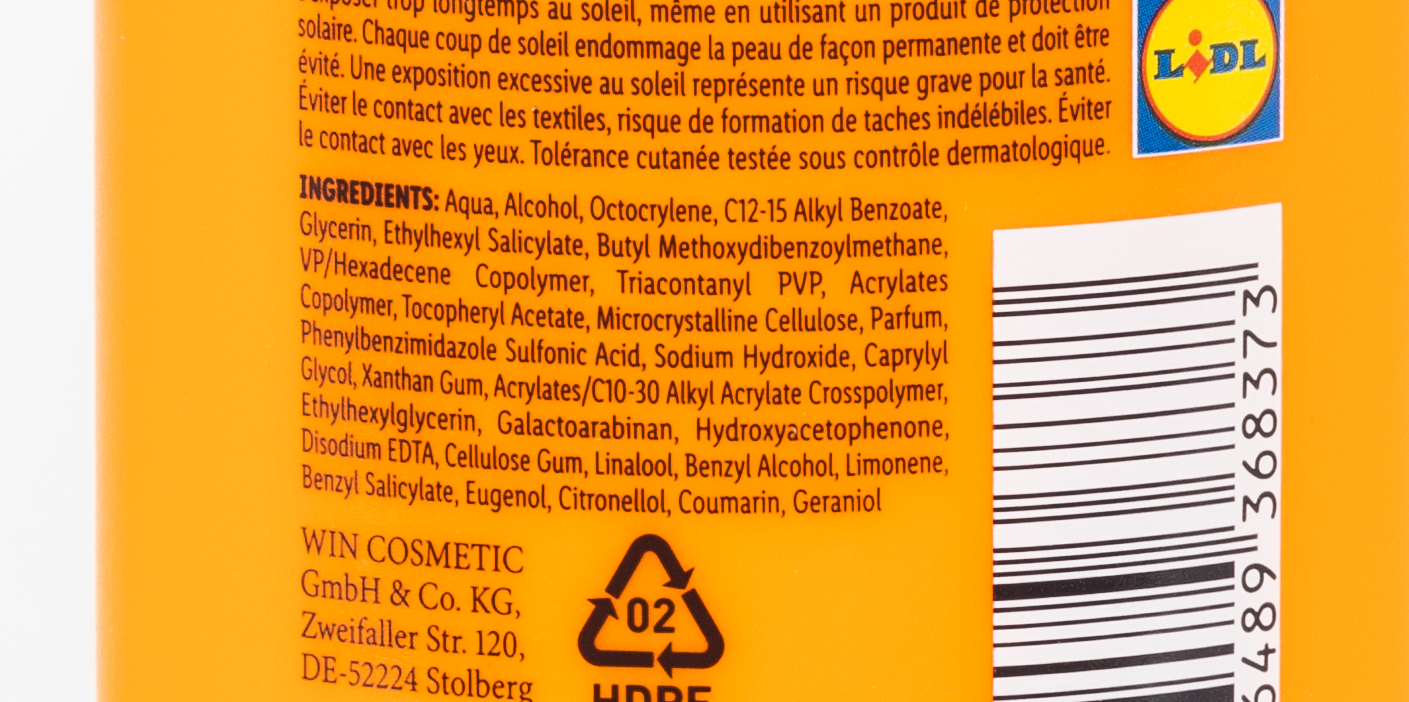 CIEN (LIDL) SUN LOTION SPF 30 test en review Test Gezond