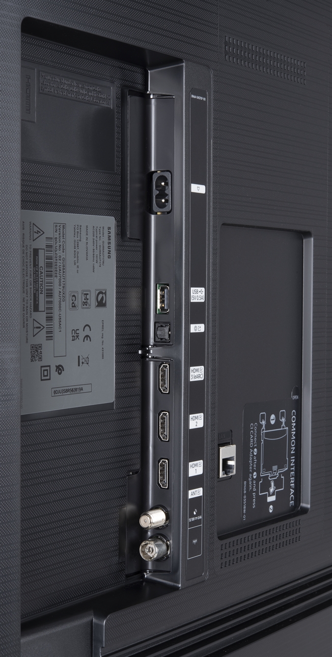 SAMSUNG UE55AU7100 test en review Test Aankoop