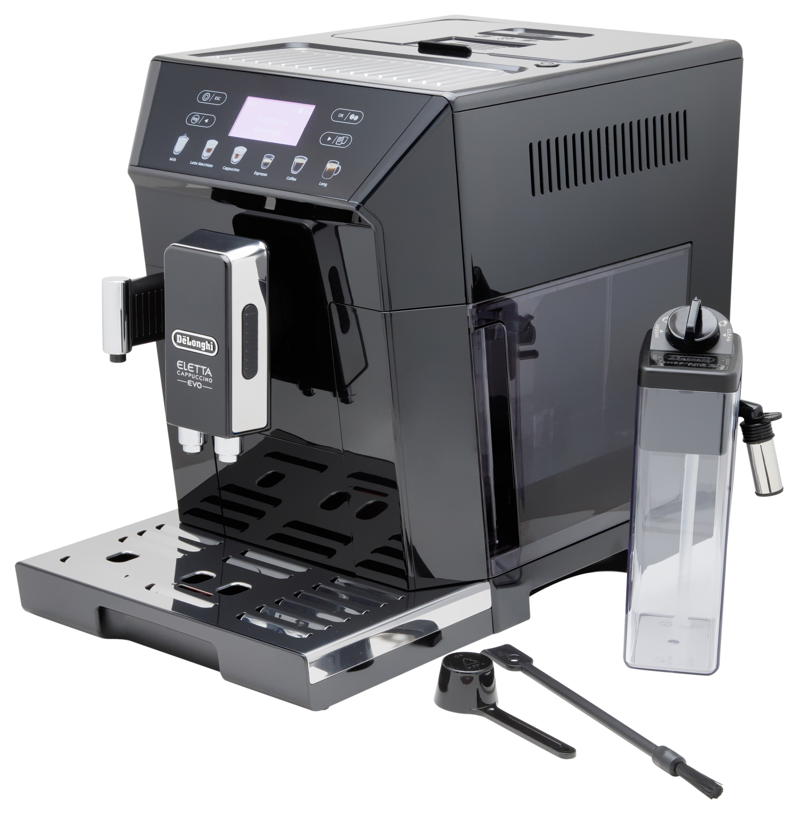 DELONGHI ECAM 46.860.B ELETTA CAPPUCCINO EVO test en review Testaankoop