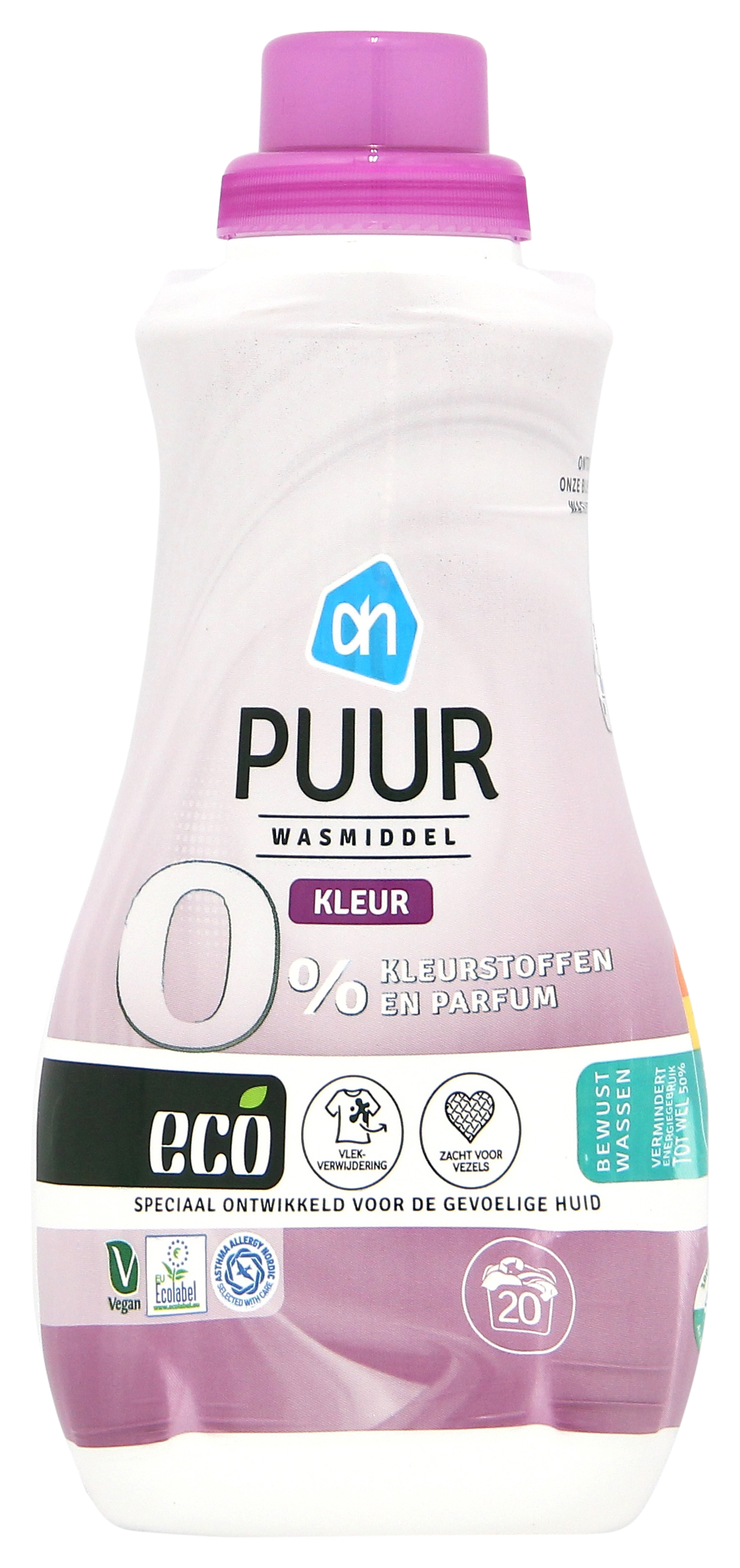 AH (ALBERT HEIJN) PUUR WASMIDDEL KLEUR test en review Test Aankoop